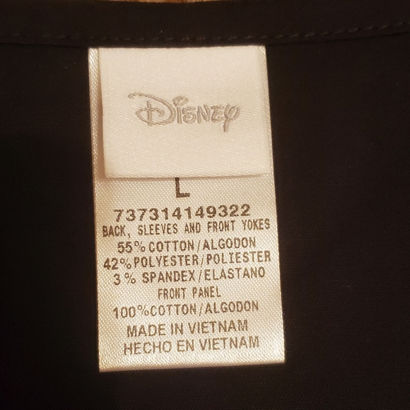 Disney Maleficent Scrub Top - Picture 2 of 3